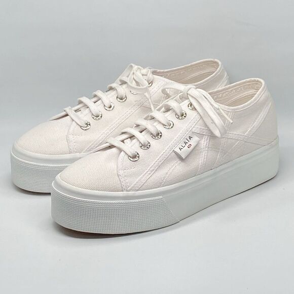 Alaia Superga 2740 Platform Canvas Sneaker - Picture 1 of 14